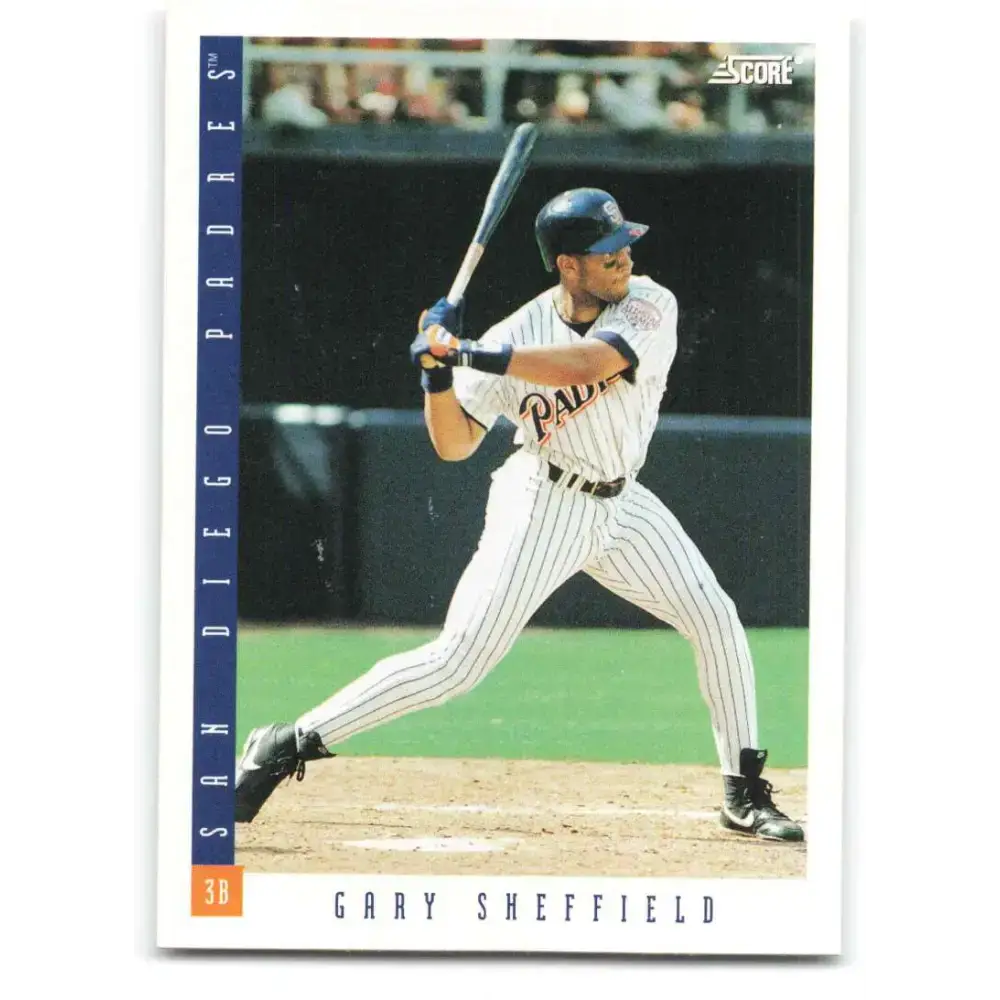 1993 Score #2 Gary Sheffield NM-MT San Diego Padres Baseball Card - Baseball Card Single
