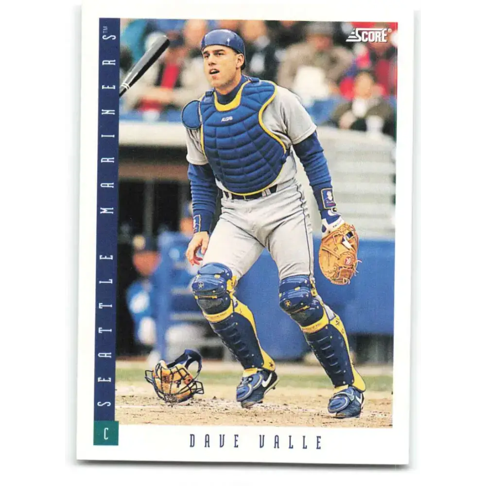1993 Score #200 Dave Valle NM-MT Seattle Mariners Baseball Card - Baseball Card Single