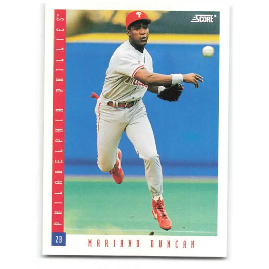 1993 Score #201 Mariano Duncan NM-MT Philadelphia Phillies Baseball Card - Baseball Card Single
