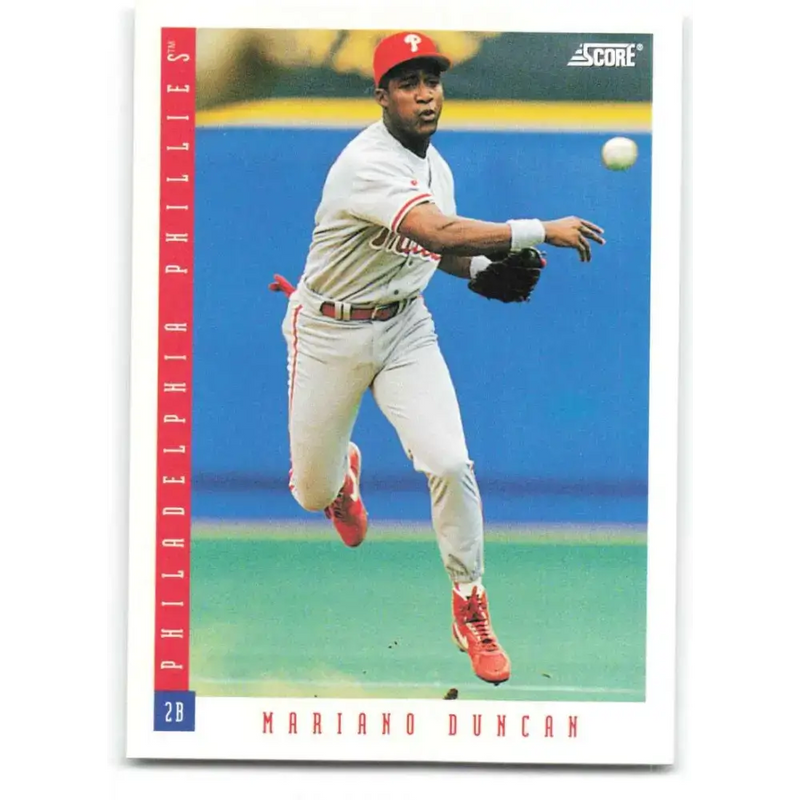 1993 Score #201 Mariano Duncan NM-MT Philadelphia Phillies Baseball Card - Baseball Card Single