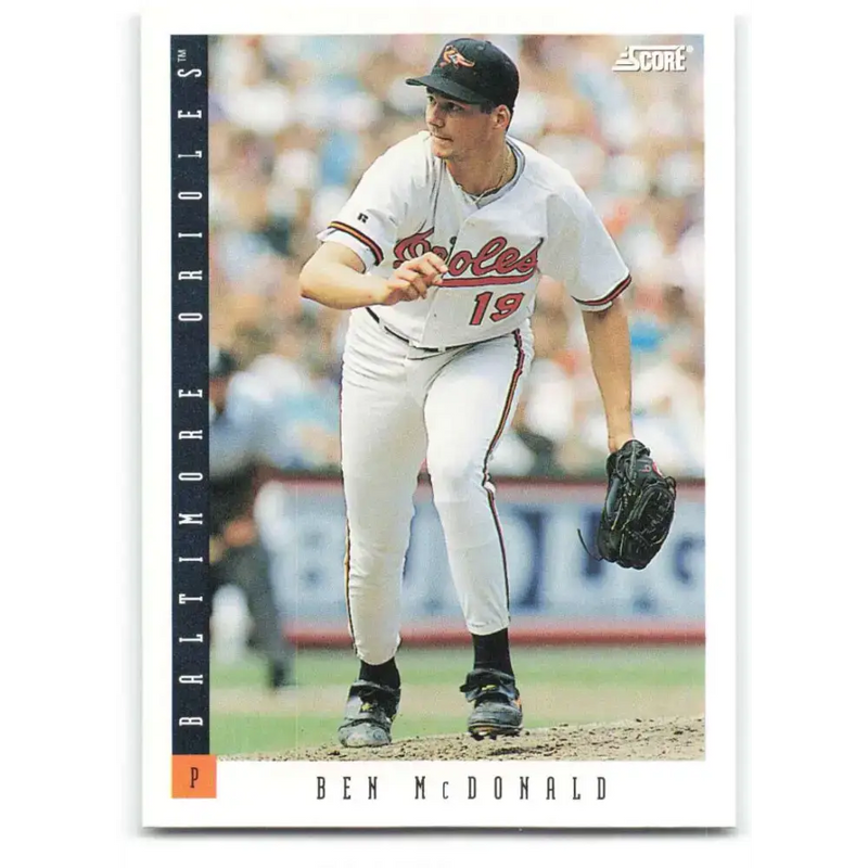 1993 Score #202 Ben McDonald NM-MT Baltimore Orioles Baseball Card - Baseball Card Single