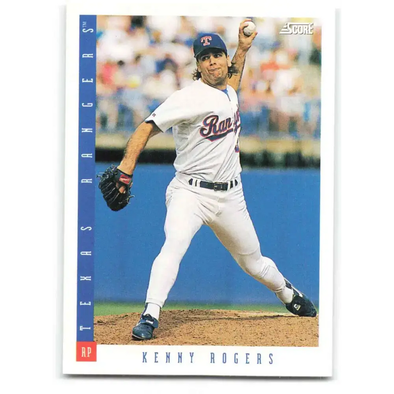 1993 Score #204 Kenny Rogers NM-MT Texas Rangers Baseball Card - Baseball Card Single