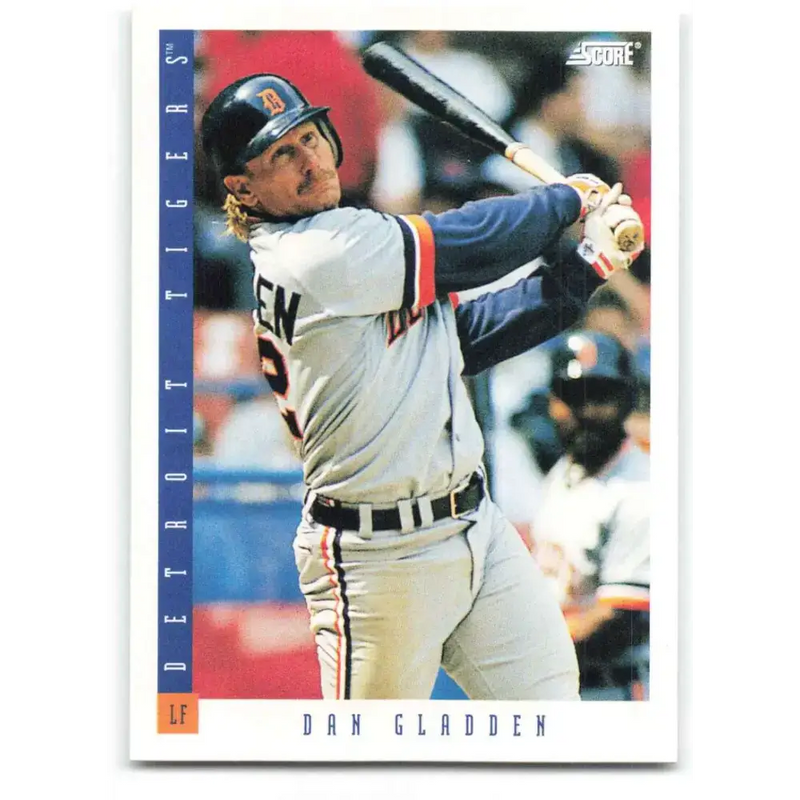 1993 Score #207 Dan Gladden NM-MT Detroit Tigers Baseball Card - Baseball Card Single