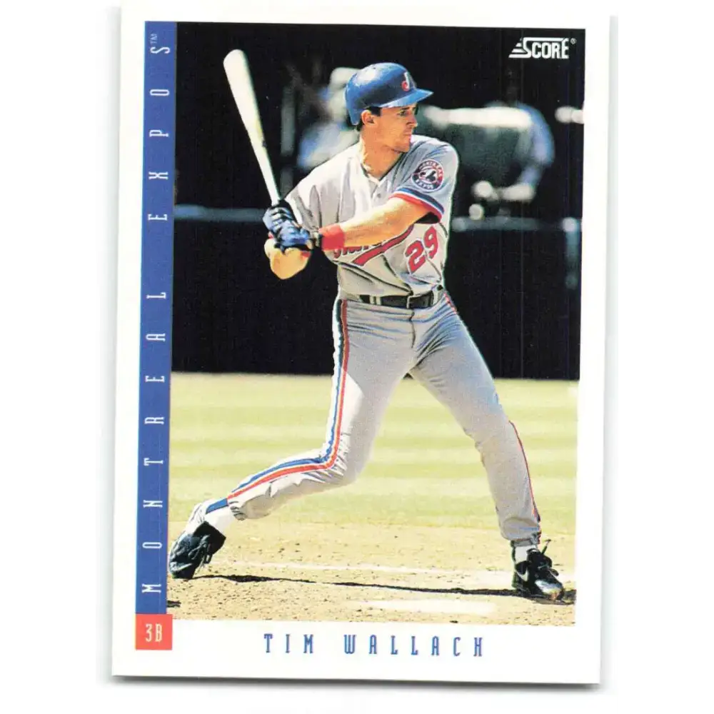1993 Score #211 Tim Wallach NM-MT Montreal Expos Baseball Card - Baseball Card Single