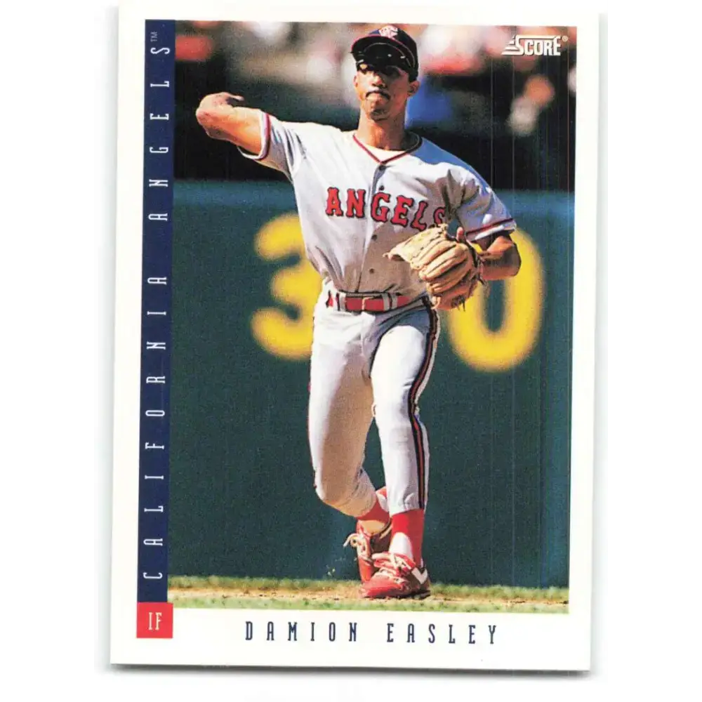 1993 Score #222 Damion Easley NM-MT California Angels Baseball Card - Baseball Card Single