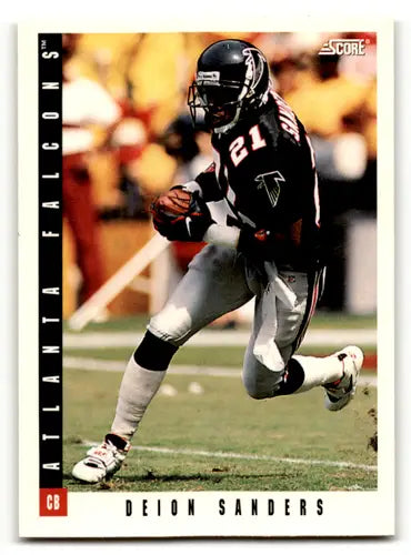 Original gloss Deion Sanders football card 1993 Score NM-MT Falcons ID62007