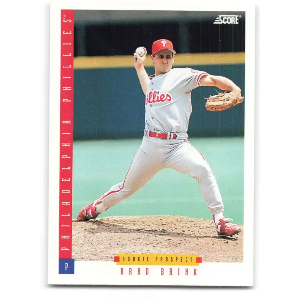 1993 Score #224 Brad Brink NM-MT Philadelphia Phillies Baseball Card - Baseball Card Single