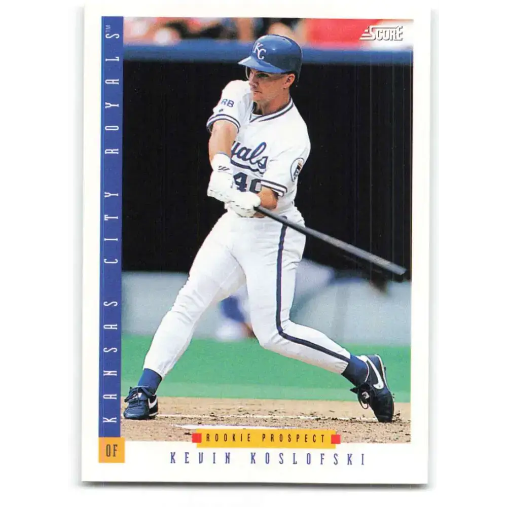 1993 Score #226 Kevin Koslofski NM-MT Kansas City Royals Baseball Card - Baseball Card Single