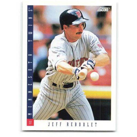 1993 Score #233 Jeff Reboulet NM-MT Minnesota Twins Baseball Card - Baseball Card Single
