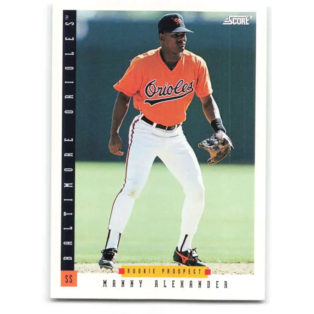 1993 Score #234 Manny Alexander NM-MT Baltimore Orioles Baseball Card - Baseball Card Single