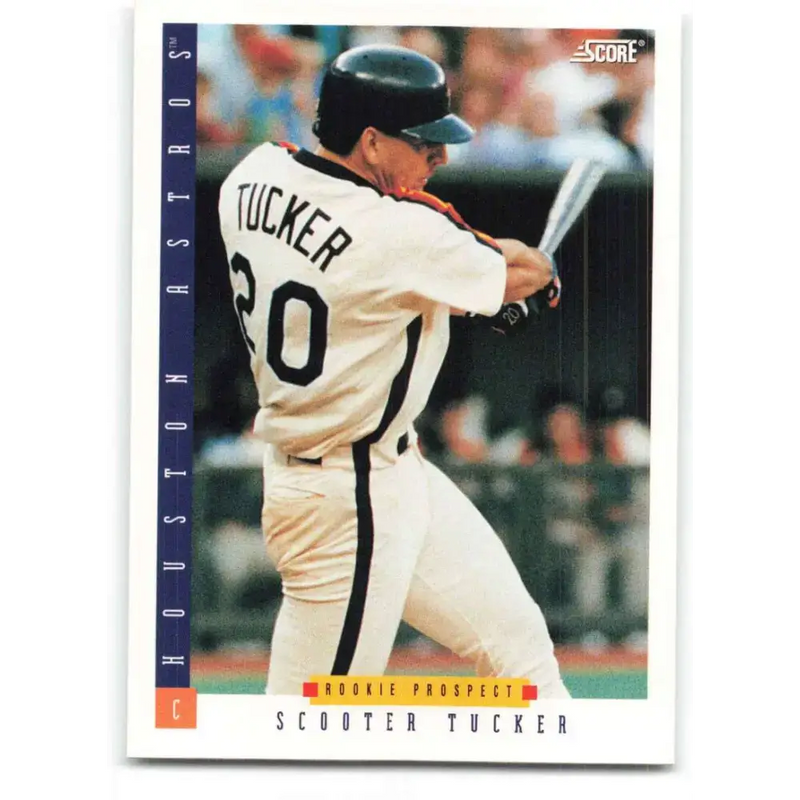 1993 Score #237 Scooter Tucker NM-MT Houston Astros Baseball Card - Baseball Card Single
