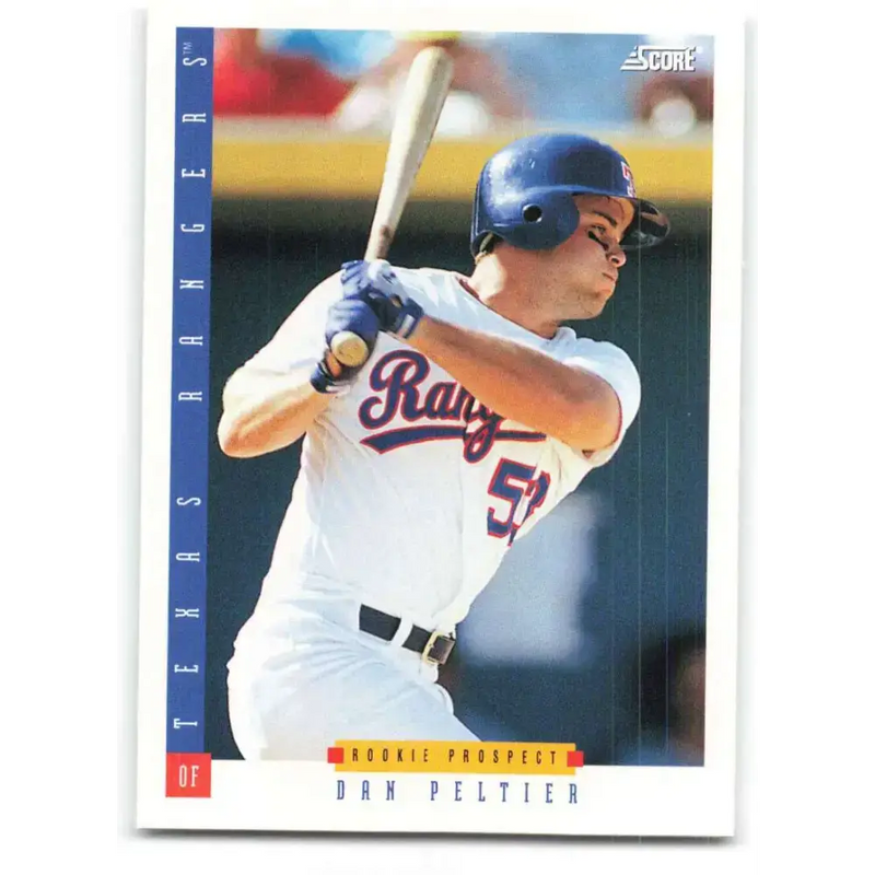 1993 Score #240 Dan Peltier NM-MT Texas Rangers Baseball Card - Baseball Card Single