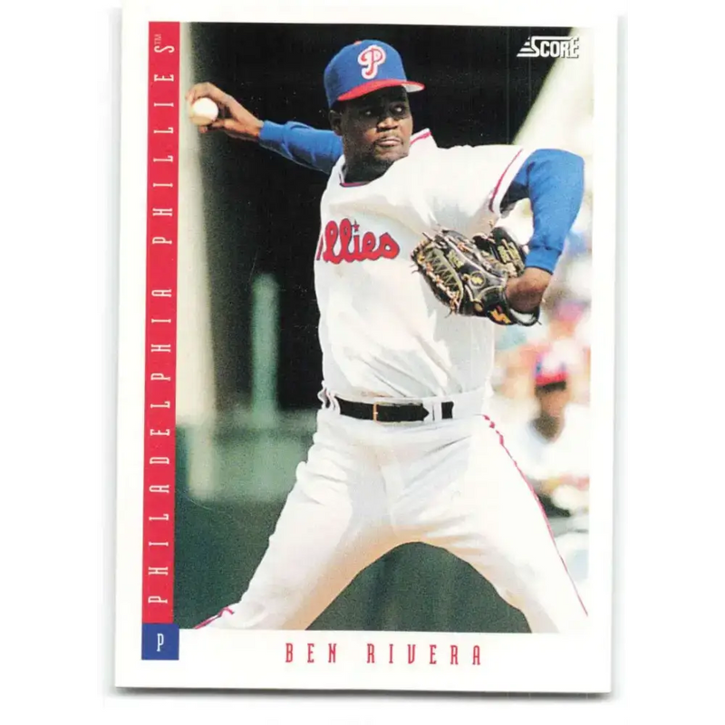 1993 Score #242 Ben Rivera NM-MT Philadelphia Phillies Baseball Card - Baseball Card Single