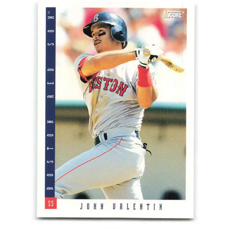 1993 Score #243 John Valentin NM-MT Boston Red Sox Baseball Card - Baseball Card Single