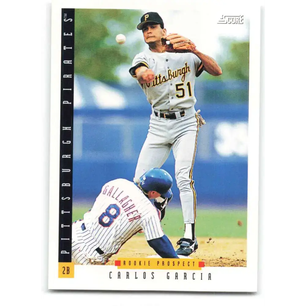 1993 Score #246 Carlos Garcia NM-MT Pittsburgh Pirates Baseball Card - Baseball Card Single