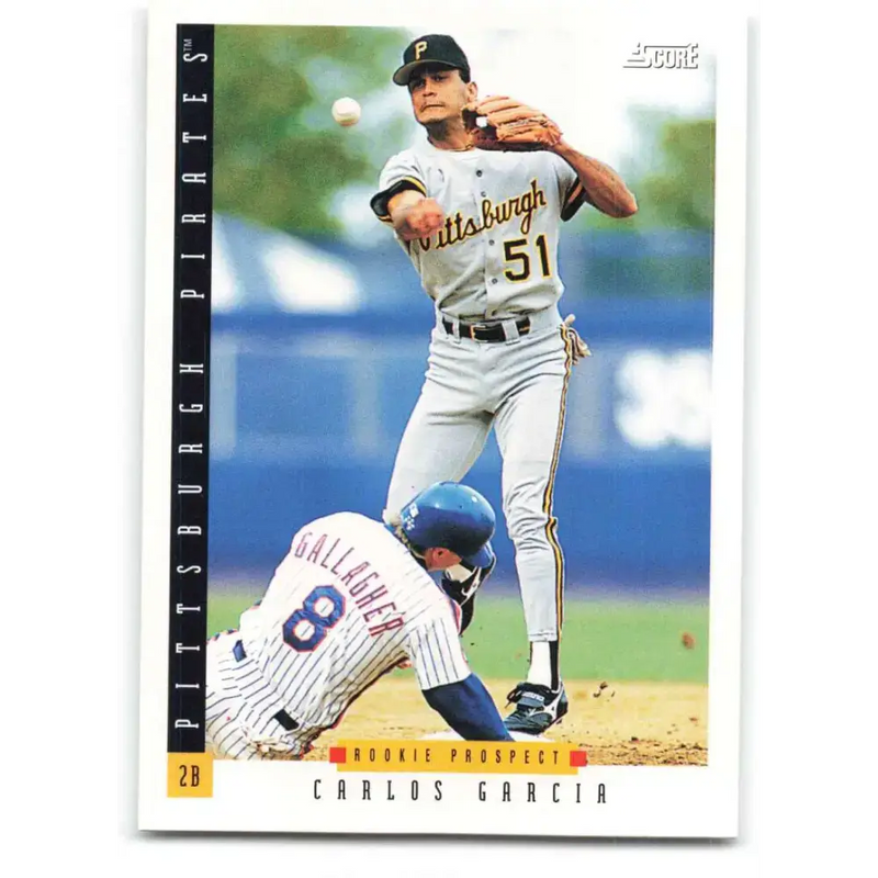 1993 Score #246 Carlos Garcia NM-MT Pittsburgh Pirates Baseball Card - Baseball Card Single