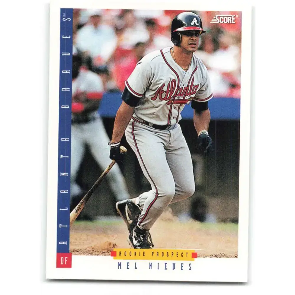 1993 Score #248 Melvin Nieves NM-MT Atlanta Braves Baseball Card - Baseball Card Single