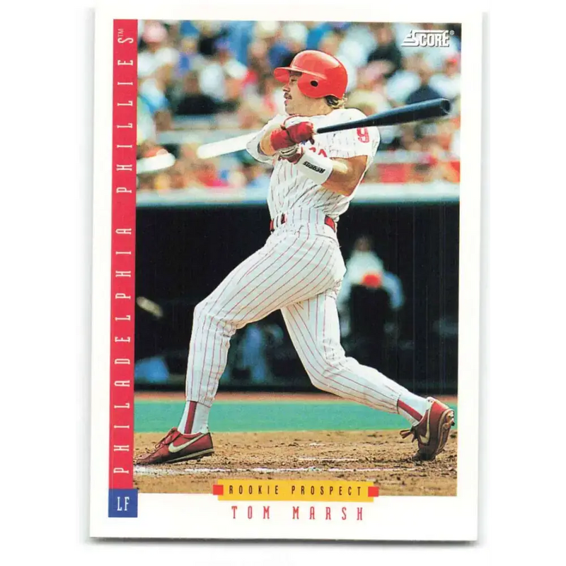 1993 Score #263 Tom Marsh NM-MT Philadelphia Phillies Baseball Card - Baseball Card Single