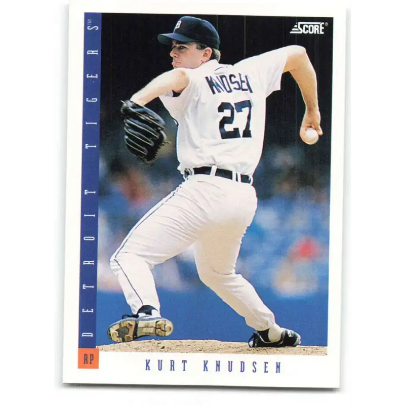 1993 Score #264 Kurt Knudsen NM-MT Detroit Tigers Baseball Card - Baseball Card Single