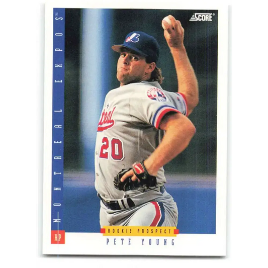 1993 Score #269 Pete Young NM-MT Montreal Expos Baseball Card - Baseball Card Single