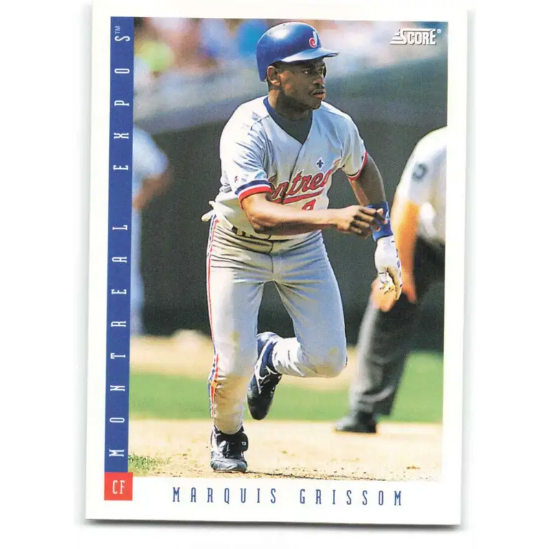 1993 Score #28 Marquis Grissom NM-MT Montreal Expos Baseball Card - Baseball Card Single