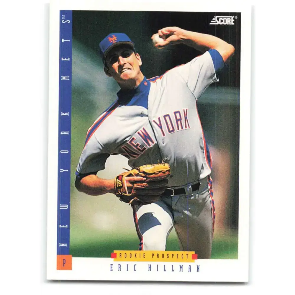 1993 Score #280 Eric Hillman NM-MT New York Mets Baseball Card - Baseball Card Single