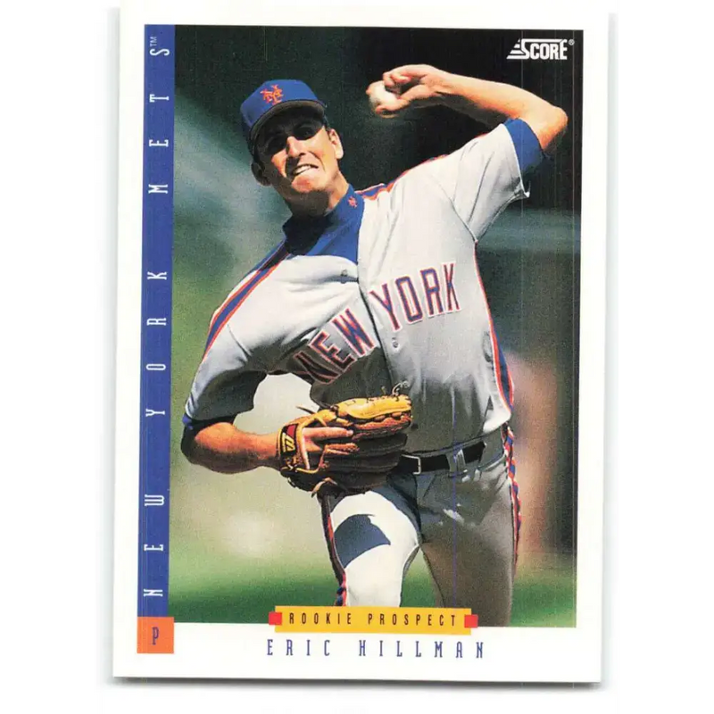 1993 Score #280 Eric Hillman NM-MT New York Mets Baseball Card - Baseball Card Single