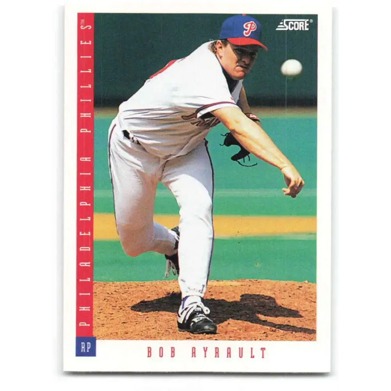 1993 Score #289 Bob Ayrault NM-MT Philadelphia Phillies Baseball Card - Baseball Card Single