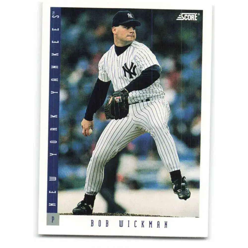 1993 Score #291 Bob Wickman NM-MT New York Yankees Baseball Card - Baseball Card Single