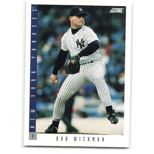 1993 Score #291 Bob Wickman NM-MT New York Yankees Baseball Card - Baseball Card Single