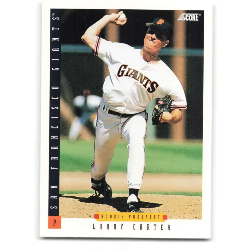 1993 Score #300 Larry Carter NM-MT RC Rookie San Francisco Giants Baseball Card - Baseball Card Single