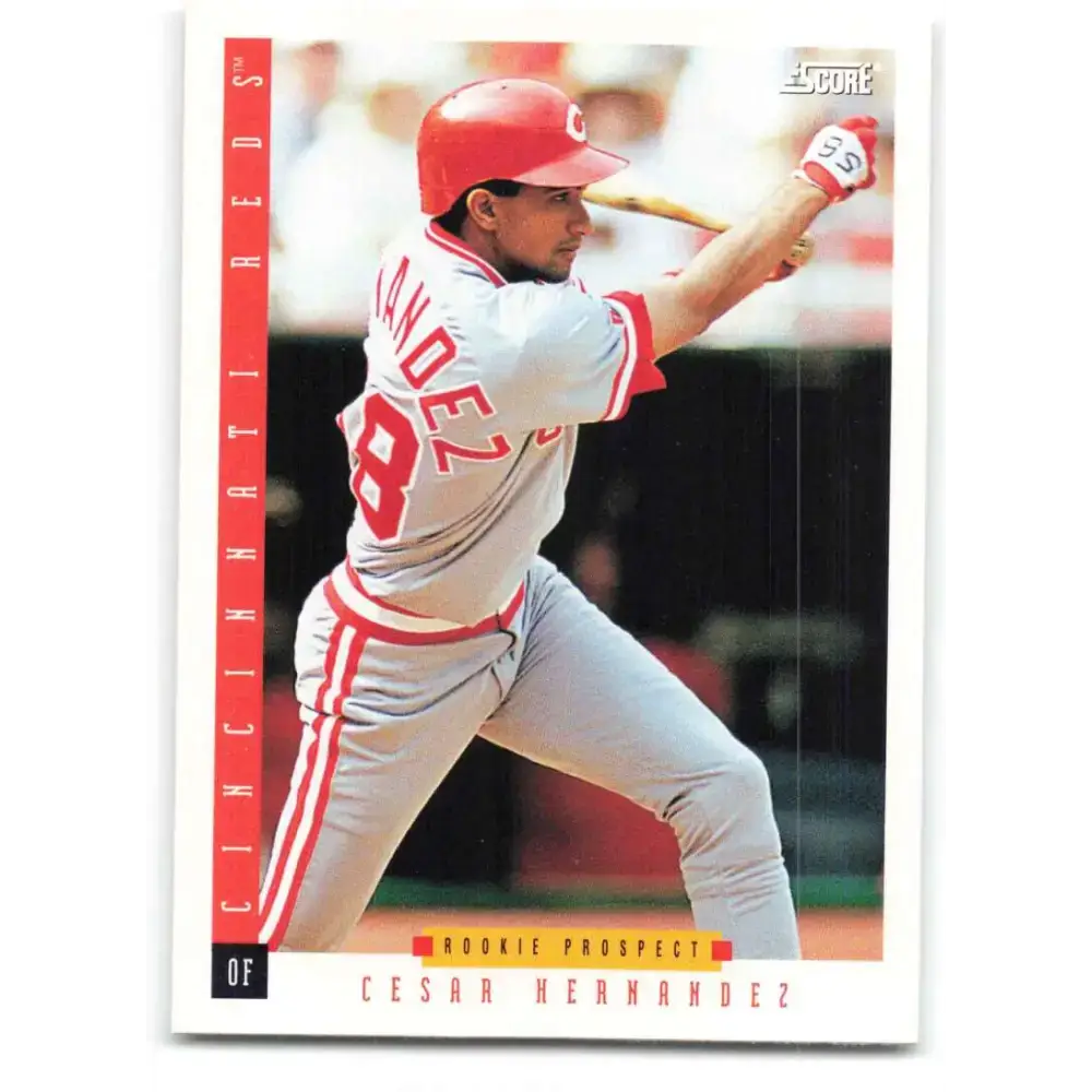 1993 Score #302 Cesar Hernandez NM-MT Cincinnati Reds Baseball Card - Baseball Card Single