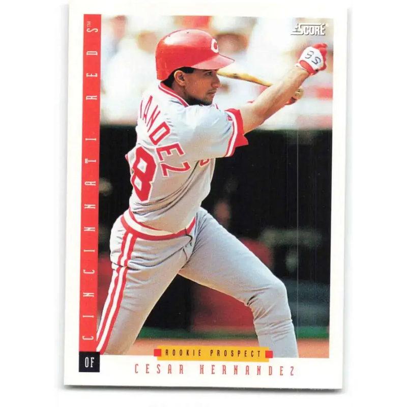 1993 Score #302 Cesar Hernandez NM-MT Cincinnati Reds Baseball Card - Baseball Card Single