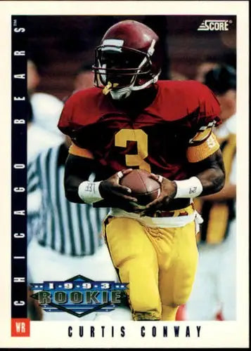 Original gloss 1993 Score Curtis Conway mint RC rookie football card near mint NM
