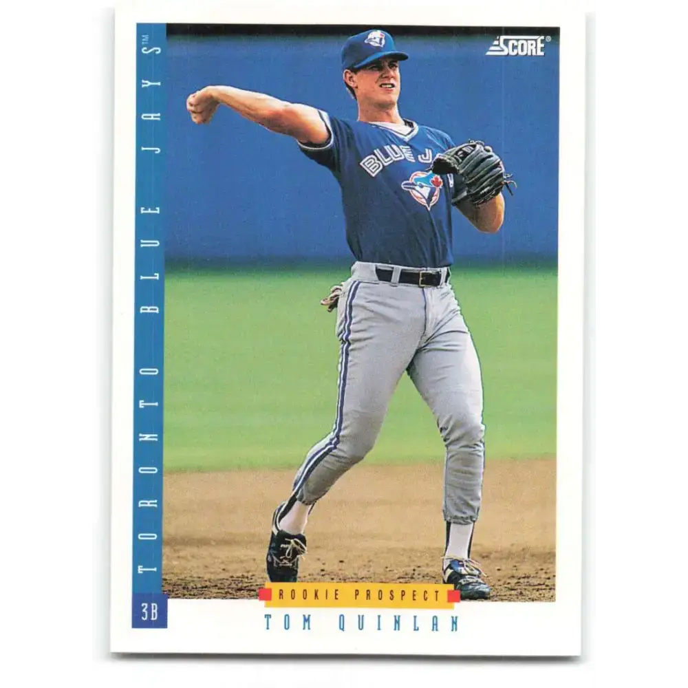 1993 Score #309 Tom Quinlan NM-MT RC Rookie Toronto Blue Jays Baseball Card - Baseball Card Single