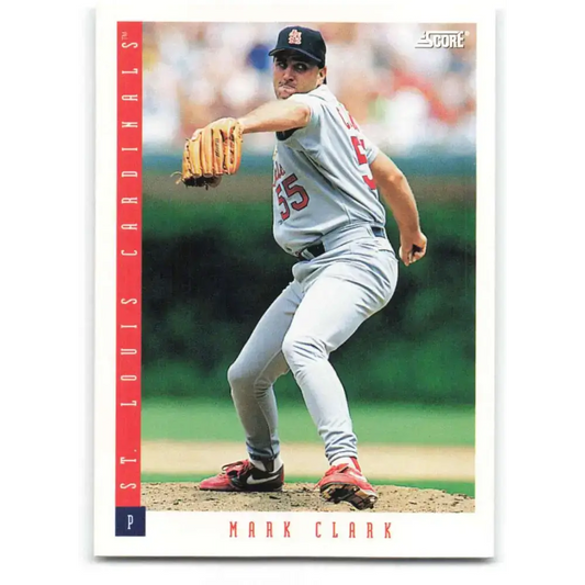1993 Score #320 Mark Clark NM-MT St. Louis Cardinals Baseball Card - Baseball Card Single