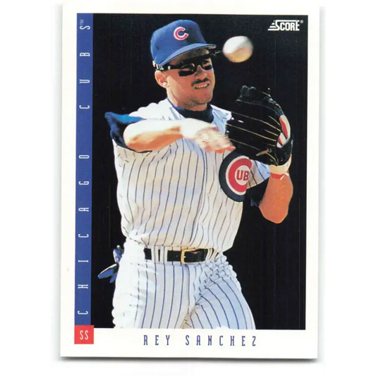 1993 Score #324 Rey Sanchez NM-MT Chicago Cubs Baseball Card - Baseball Card Single