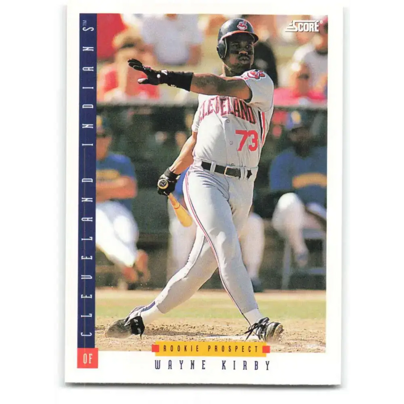 1993 Score #328 Wayne Kirby NM-MT Cleveland Indians Baseball Card - Baseball Card Single