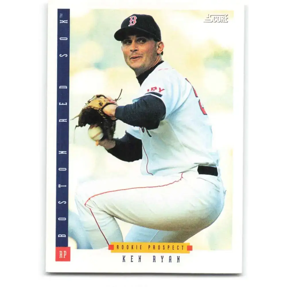 1993 Score #329 Ken Ryan NM-MT RC Rookie Boston Red Sox Baseball Card - Baseball Card Single