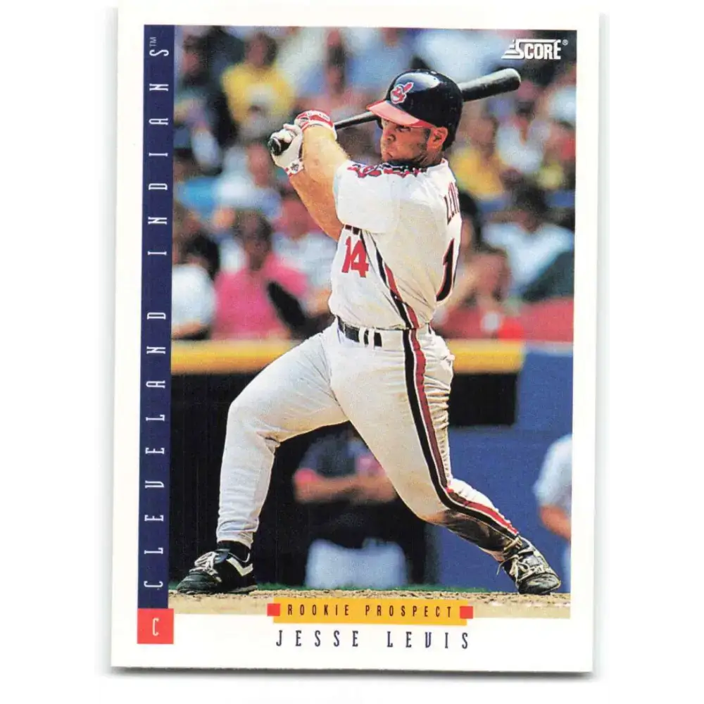 1993 Score #330 Jesse Levis NM-MT Cleveland Indians Baseball Card - Baseball Card Single