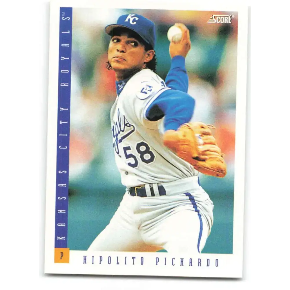 1993 Score #336 Hipolito Pichardo NM-MT Kansas City Royals Baseball Card - Baseball Card Single