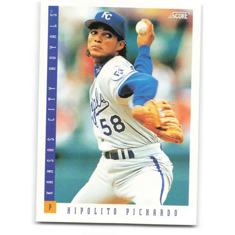 1993 Score #336 Hipolito Pichardo NM-MT Kansas City Royals Baseball Card - Baseball Card Single