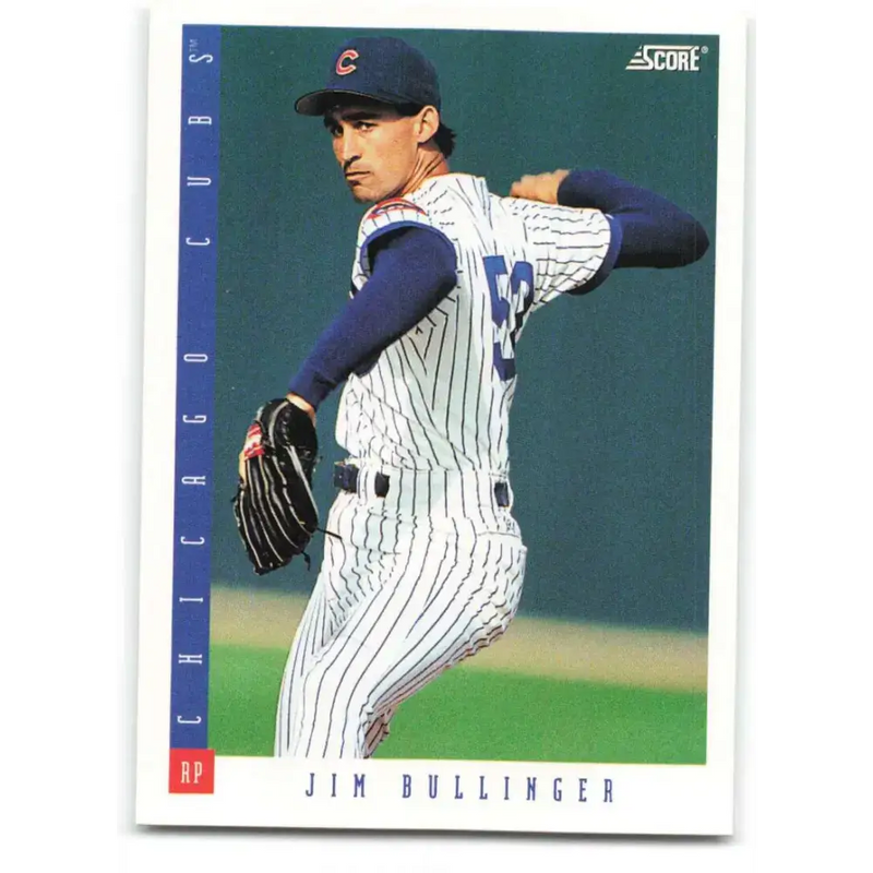 1993 Score #339 Jim Bullinger NM-MT Chicago Cubs Baseball Card - Baseball Card Single