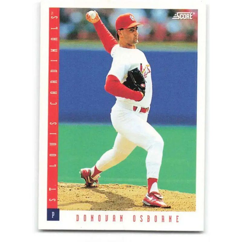 1993 Score #349 Donovan Osborne NM-MT St. Louis Cardinals Baseball Card - Baseball Card Single