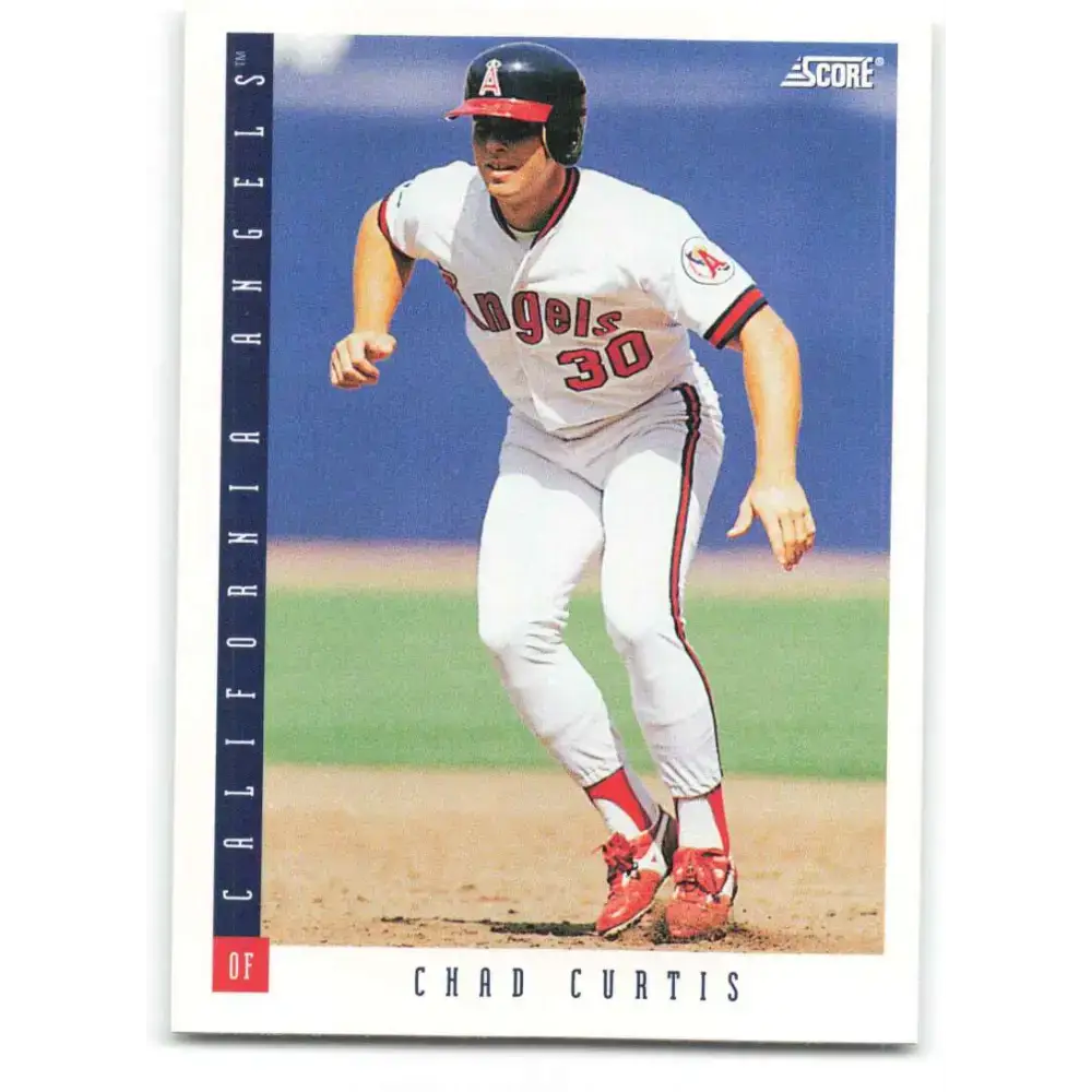 1993 Score #354 Chad Curtis NM-MT California Angels Baseball Card - Baseball Card Single