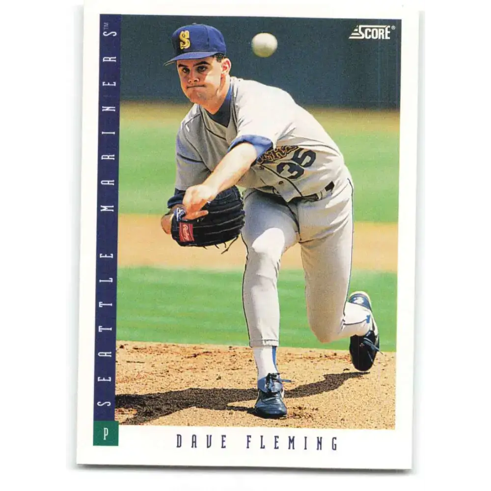 1993 Score #356 Dave Fleming NM-MT Seattle Mariners Baseball Card - Baseball Card Single