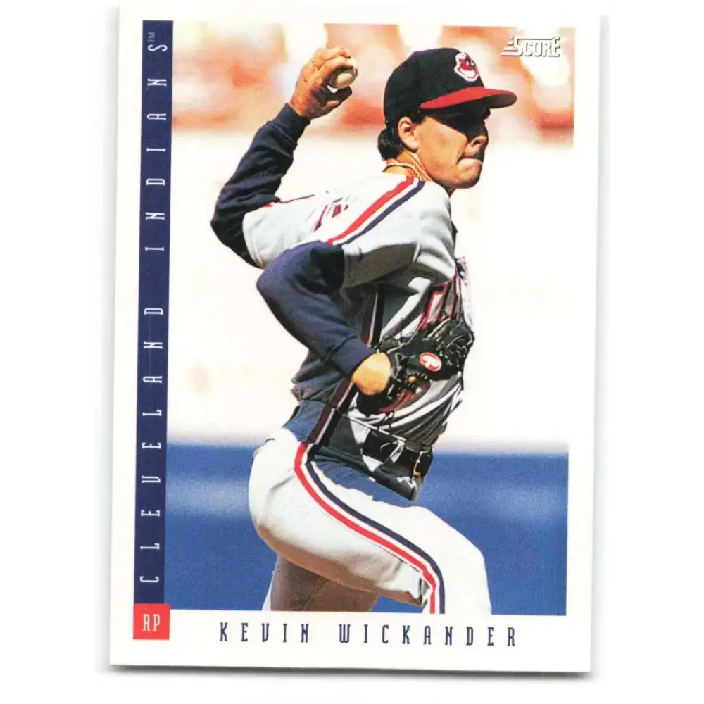 1993 Score #358 Kevin Wickander NM-MT Cleveland Indians Baseball Card - Baseball Card Single