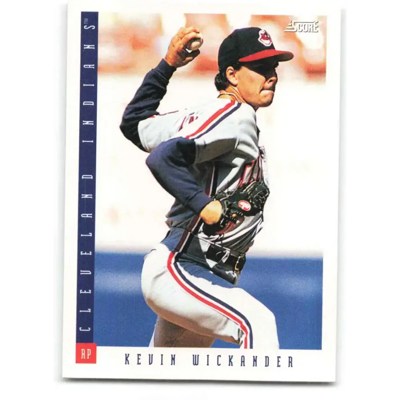 1993 Score #358 Kevin Wickander NM-MT Cleveland Indians Baseball Card - Baseball Card Single