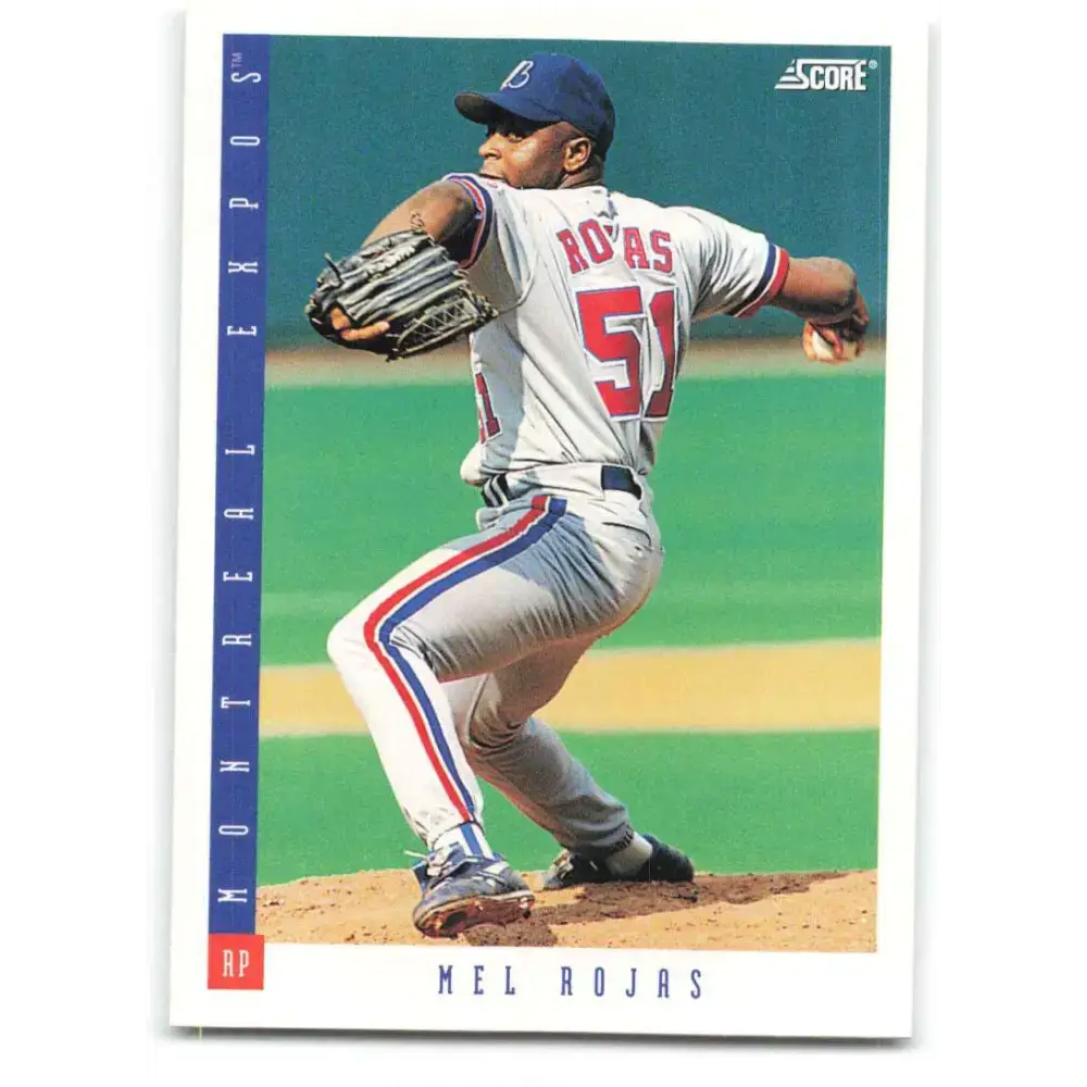 1993 Score #363 Mel Rojas NM-MT Montreal Expos Baseball Card - Baseball Card Single