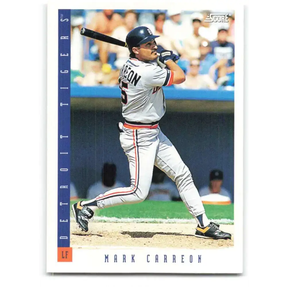 1993 Score #366 Mark Carreon NM-MT Detroit Tigers Baseball Card - Baseball Card Single